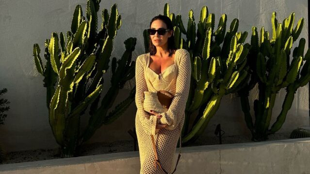 Vicky Martín Berrocal deslumbrante en sus vacaciones.