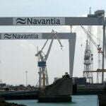 Astilleros de la empresa pública Navantia en Cádiz