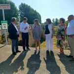  El director general de Carreteras e Infraestructuras, Jesús Puerta García, presenta los proyectos junto al delegado territorial de la Junta en Palencia, José Antonio Rubio Mielgo