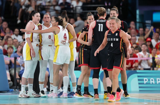 España fue inferior a Bélgica en el partido de cuartos de final