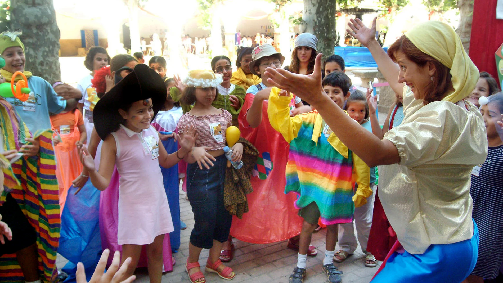 Taller para niños en la edición del pasado año en Diveteatro