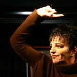 La cantante y actriz Liza Minelli 