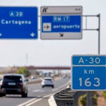 Dos muertos en un accidente con un coche que iba en sentido contrario en la A-30 en Murcia