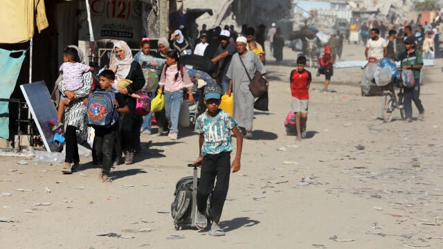 O.Próximo.- La ONU confirma la huída de miles de personas de Jan Yunis tras la nueva orden de evacuación de Israel