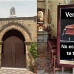 Petición polémica de un cura de Sevilla a sus fieles, con un ataúd y un mensaje: "Ven a misa, no esperes que te traigan"