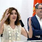 La actriz Pepa Aniorte junto al alcalde de Murcia, José Ballesta