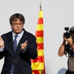 Acto de bienvenida del expresidente catalán Carles Puigdemont