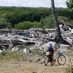 Voluntarios ucranianos llevan ayuda humanitaria a los territorios fronterizos