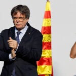 Acto de bienvenida del expresidente catalán Carles Puigdemont