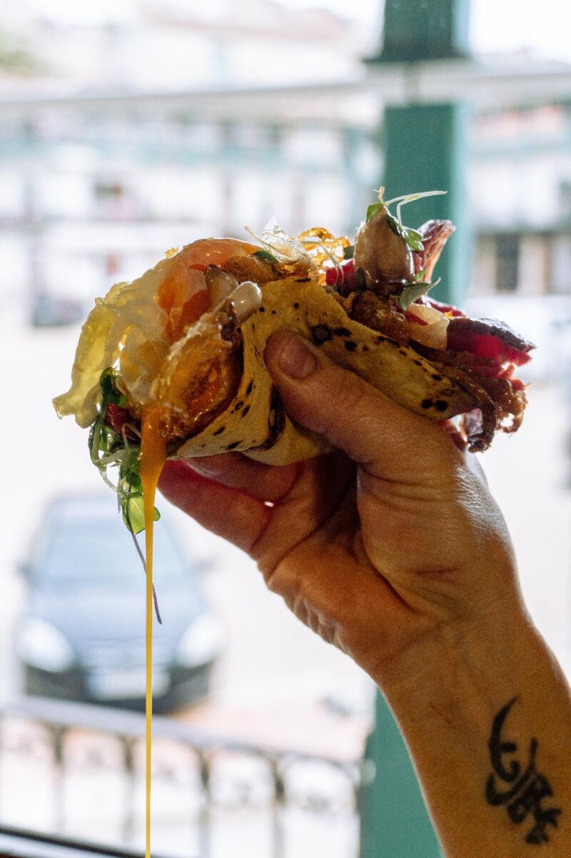 Plato del restaurante de Miriam Hernández