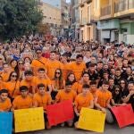 Concentración de la Peña Taurina El Torico de Chiva