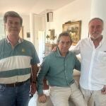 Cayetano Martínez de Irujo, Iñigo Fernández de Mesa y Nacho Ridruejo 