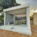 Imagen del cementerio de Argusino, el pueblo zamorano desaparecido hace medio siglo al construirse un embalse