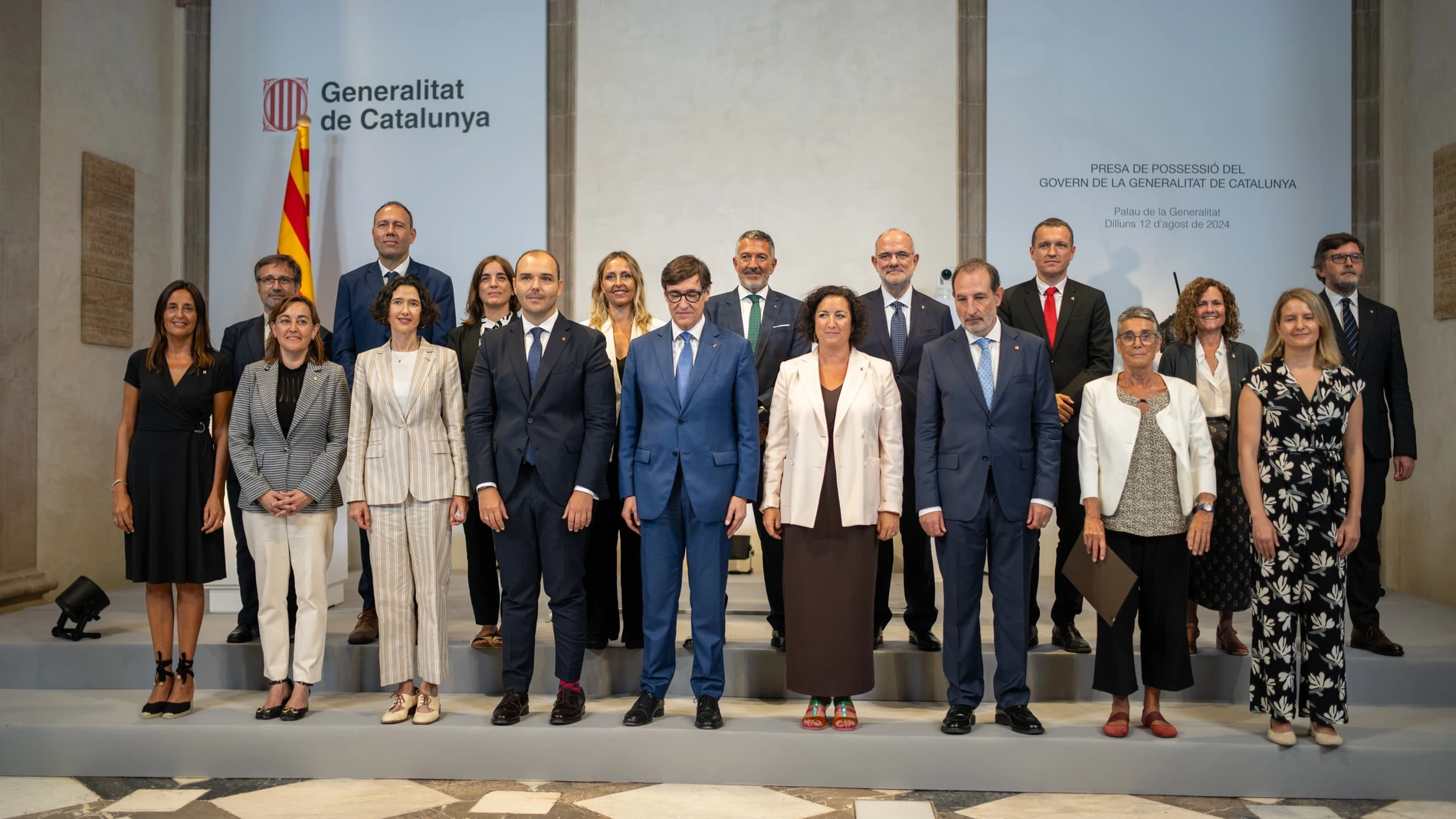 El nuevo Govern tras tomar posesión LORENA SOPENA - EUROPA PRESS 12/08/2024