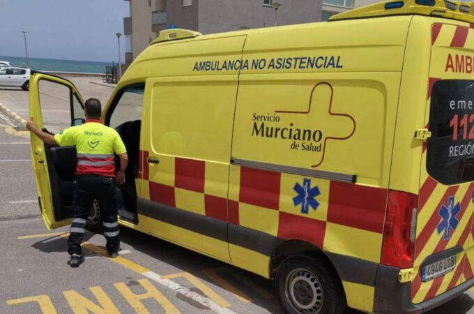 Imagen de archivo de una ambulancia del 112 de la Región de Murcia