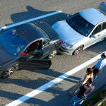 Accidente entre dos coches