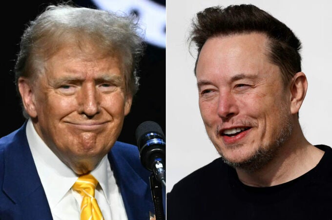 Donald Trump y Elon Musk, en imágenes de archivo