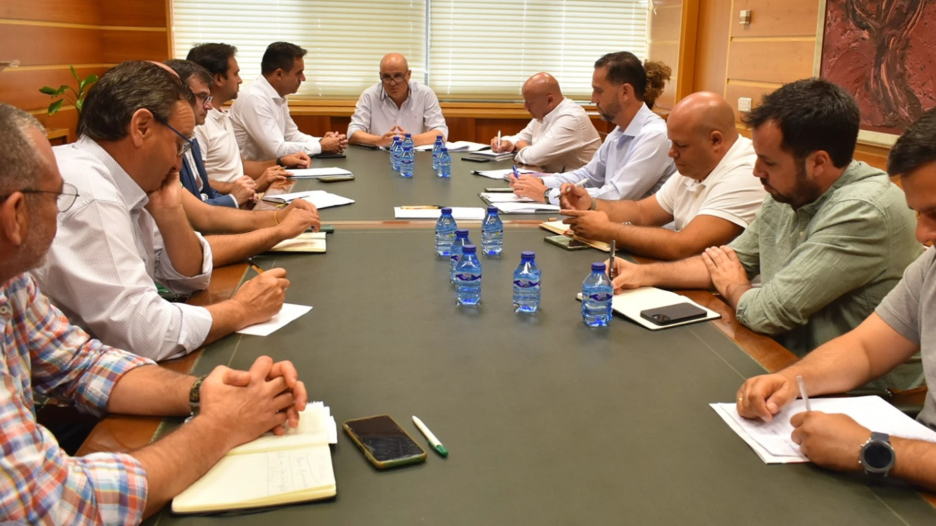 Reunión de trabajo entre la Junta y las diputaciones provinciales
