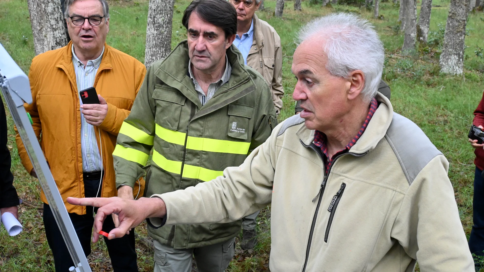 Suárez-Quiñones visita el Monte Hijedo en Burgos