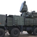 Sistema Pantsir S-1 montado en un camión.