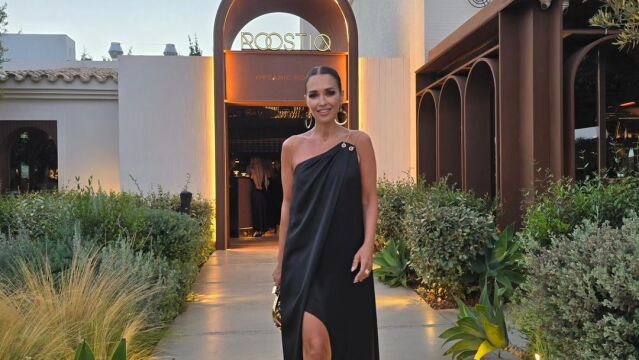 Paula Echevarría en las noches de Marbella.