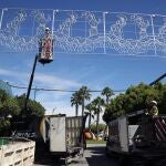 Preparativos de la Feria de Málaga en el Cortijo de Torres