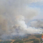 Extinguido el incendio de Alcañices (Zamora)