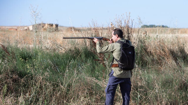 Un cazador en la provincia de Zamora