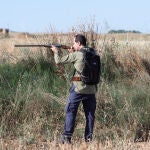 Un cazador en la provincia de Zamora