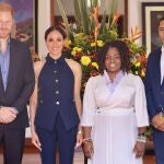 Vicepresidenta de Colombia se reúne con los duques de Sussex en Bogotá