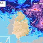 La previsión de precipitación acumulada para este jueves 15 de agosto