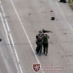 Primeras imágenes del inicio de la incursión ucrania en Kursk