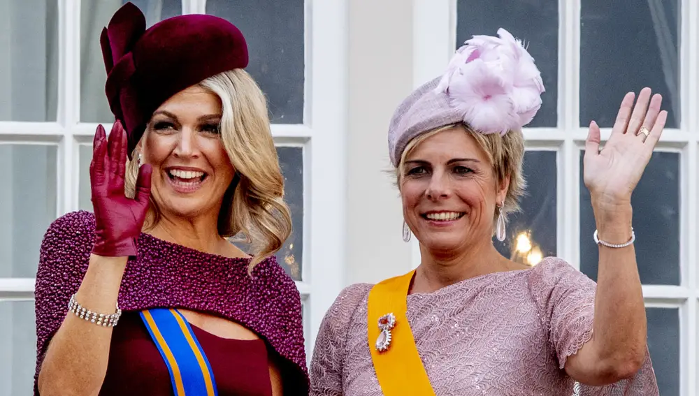 La princesa Laurentien y Máxima de Holanda