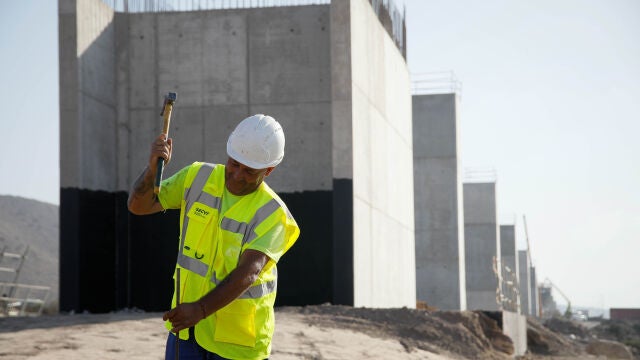 Obras de la línea de alta velocidad Murcia-Almería