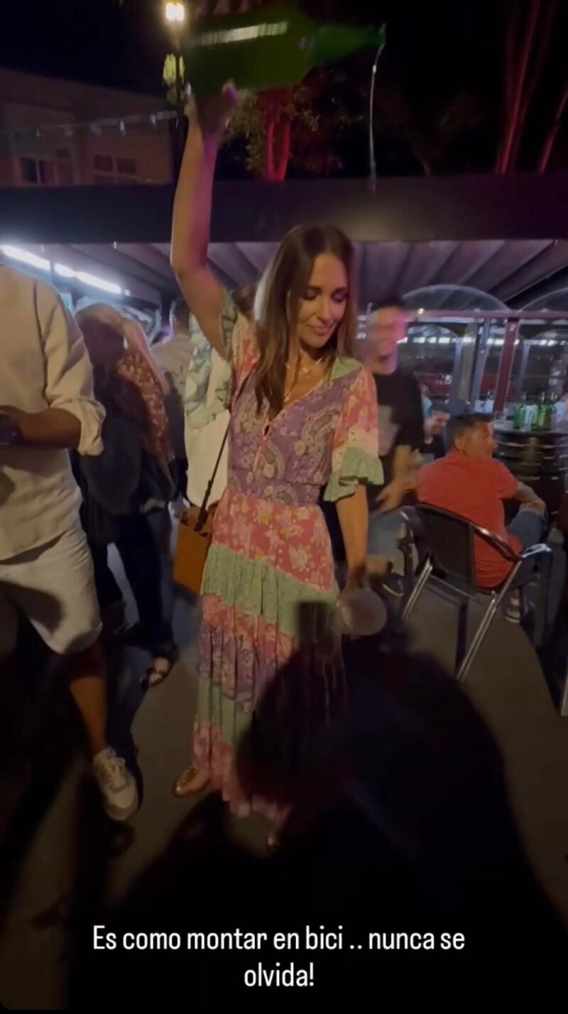 El look de fiesta de Paula Echevarría. 