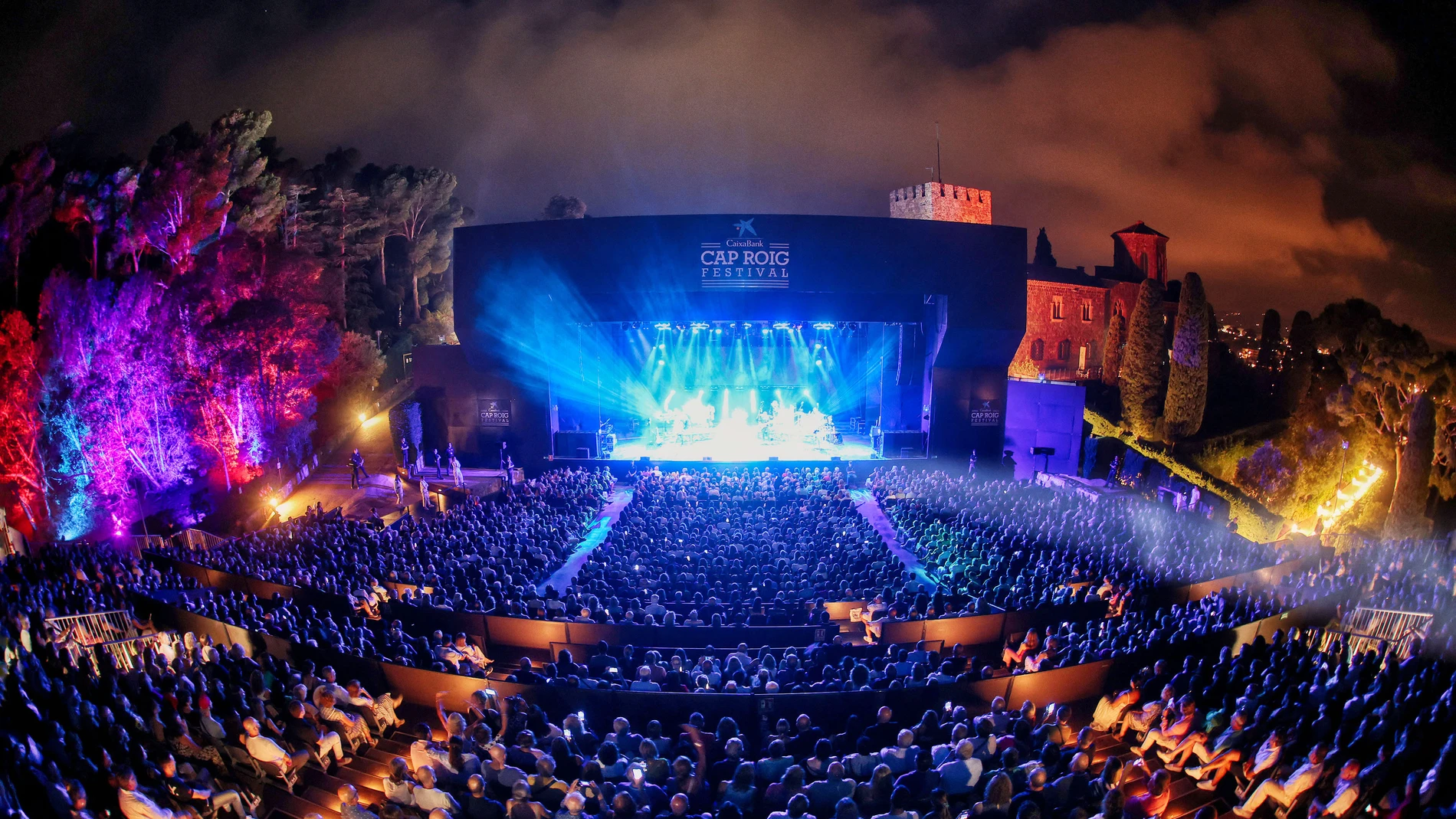 Imagen del escenario del Cap Roig Festival