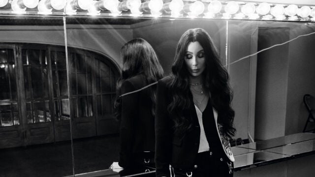 Singer Cher poses for a photo taken by singer Bryan Adams for the 2022 Pirelli Calendar called "On The Road" .