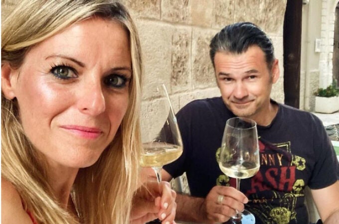 Andrea Ropero e Iñaki López en sus vacaciones por Italia