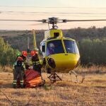 El incendio forestal en el término municipal de Alía (Cáceres) obligó a declarar el nivel 1 del Plan Infoex