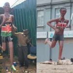 Las surrealistas estatuas han causado estupor en Kenia y han dado la vuelta al mundo