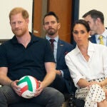 Meghan Markle y el príncipe Harry en Colombia.