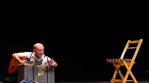 Pepe Viyuela en una de las actuaciones del festival