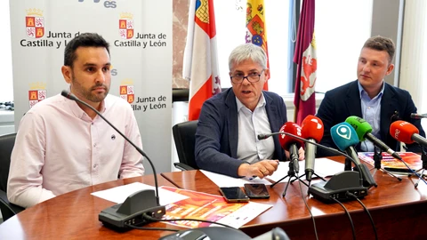 Presentación del festival por parte de Eduardo Diego, Ángel Muñoz y David Díez