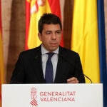 El presidentet de la Generalitat valenciana, Carlos Mazón