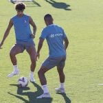 Joao Félix, en uno de sus últimos entrenamientos con el Atlético