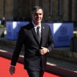 Spanish Prime Minister Pedro Sanchez arrives to attend the European Political Community (EPC) meeting at Blenheim Palace, in Woodstock, Oxfordshire, Britain, 18 July 2024. 