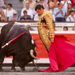 Emilio de Justo, con el tercero de la tarde