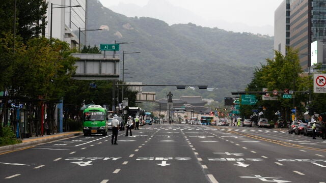 Civil defense drill as part of Ulchi Freedom Shield exercise in Seoul