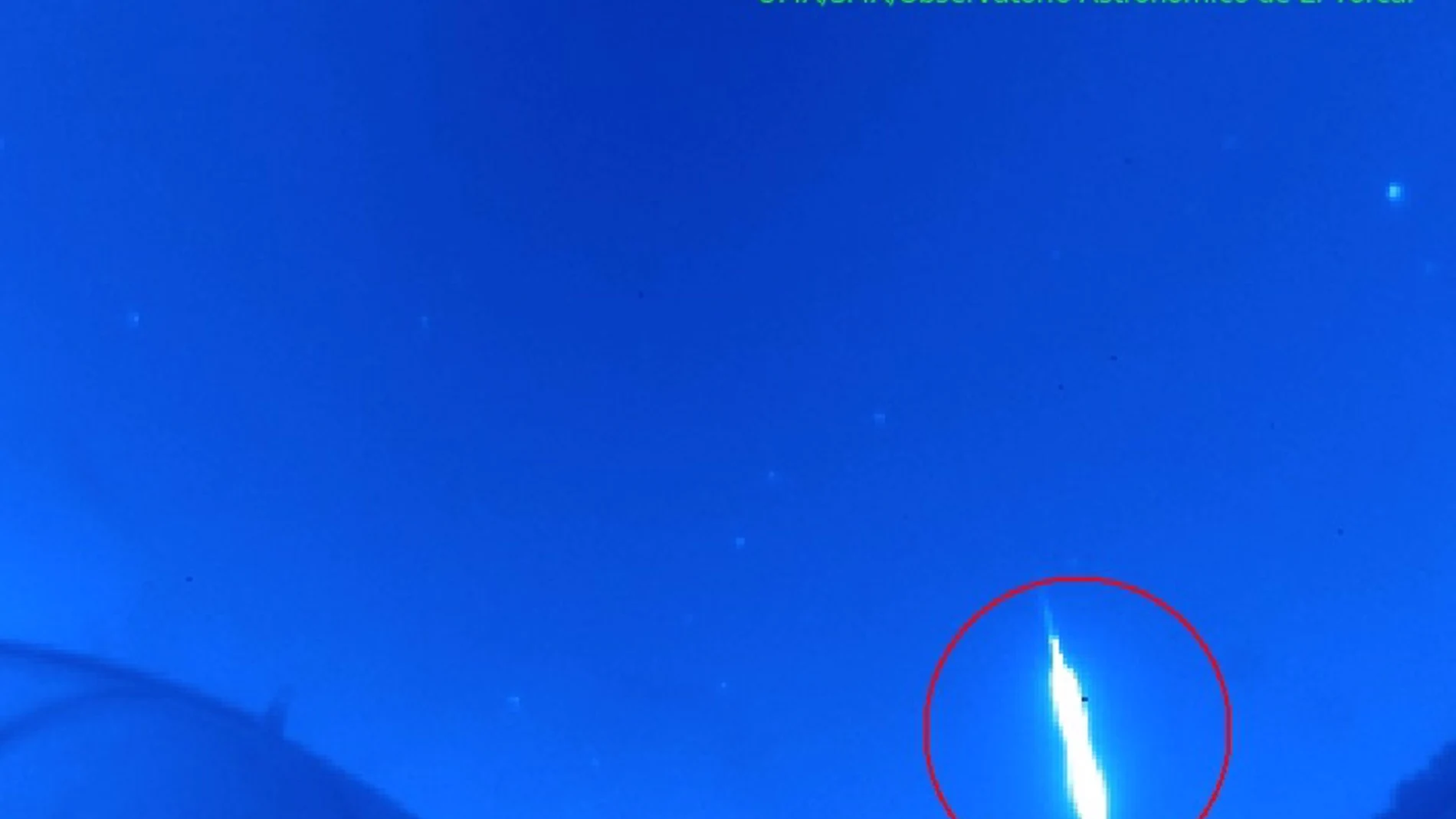 Una bola de fuego cruza a 64.100 km/hora las sierras norte de Sevilla y Huelva en la noche del miércoles