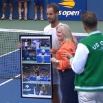 Richard Gasquet, homenajeado en su última participación en el US Open